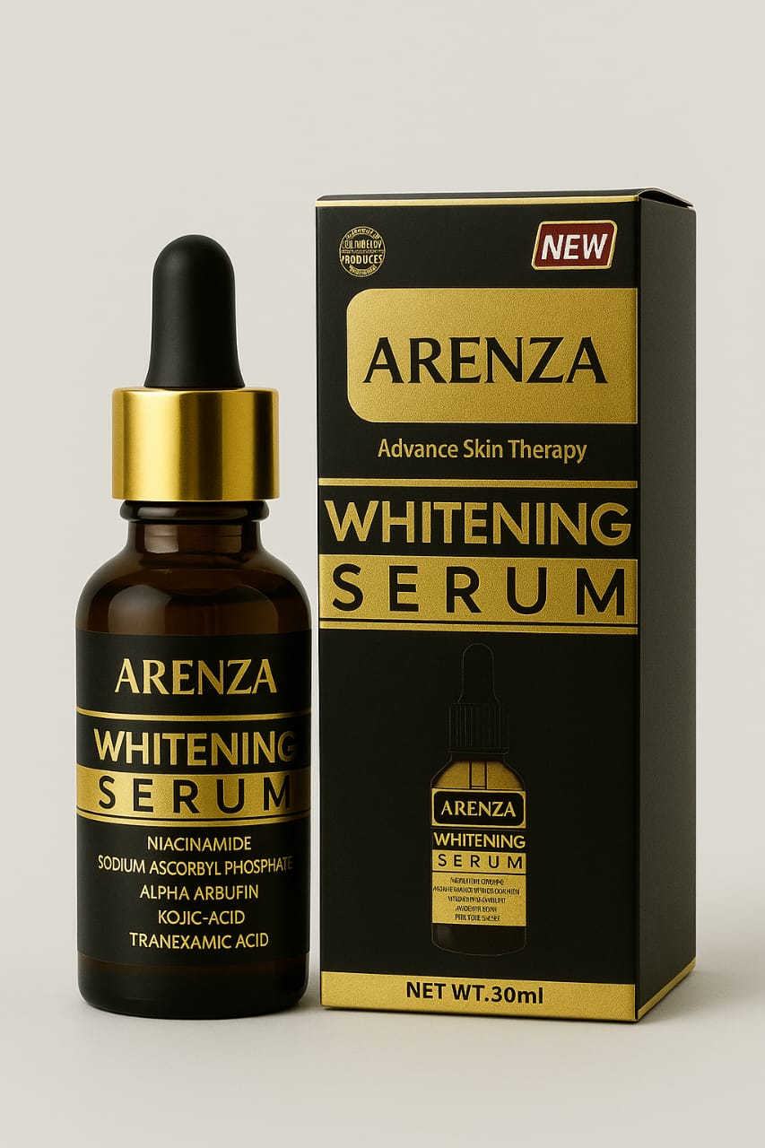 ARENZA Advanced Whitening & Brightening Serum – Niacinamide + Arbutin | 30ml